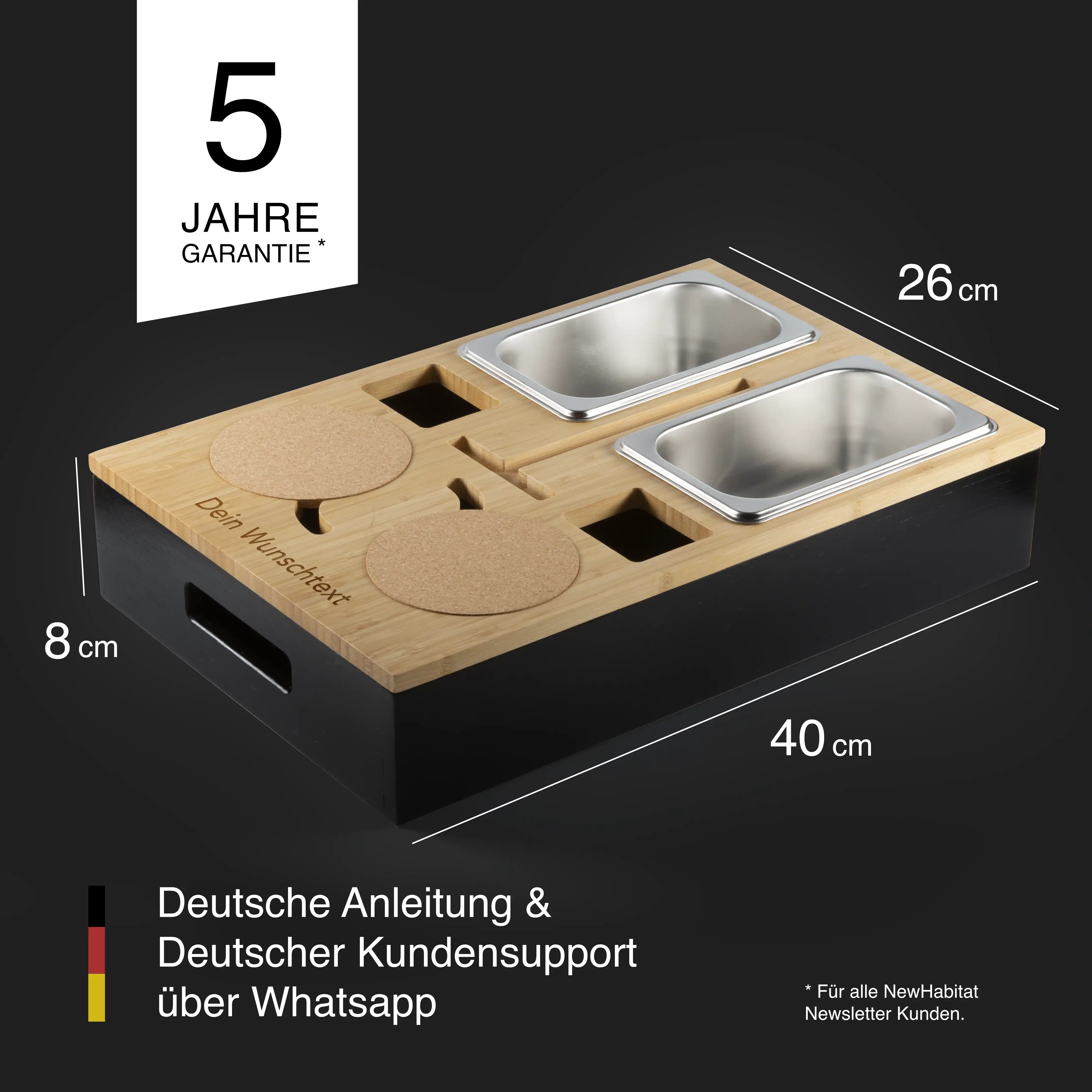 Couchbutler mit Gravur