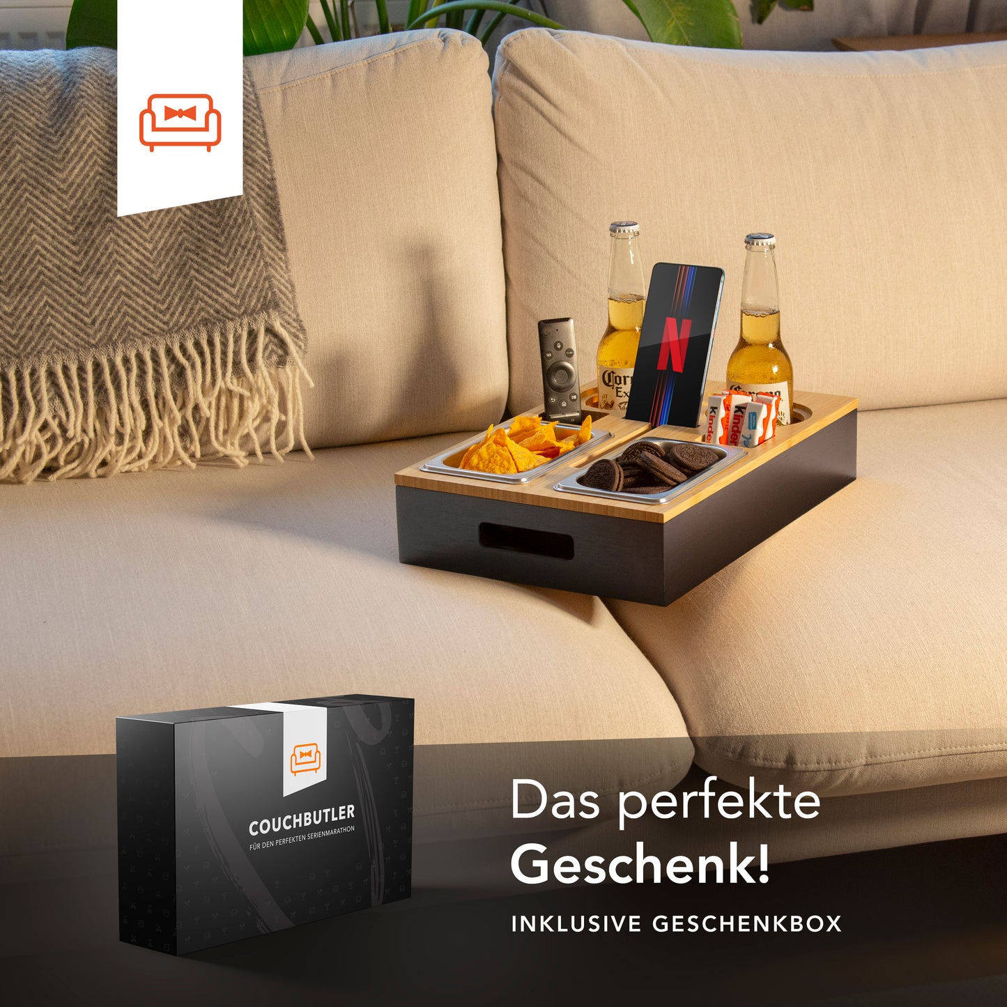 Couchbutler - inkl. Geschenkbox